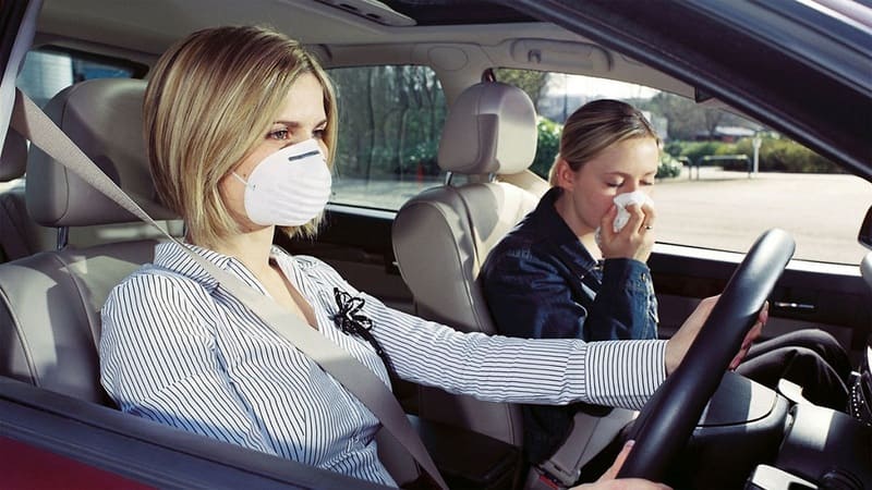 Nên thay lọc gió định kỳ để đảm bảo không có mùi hôi