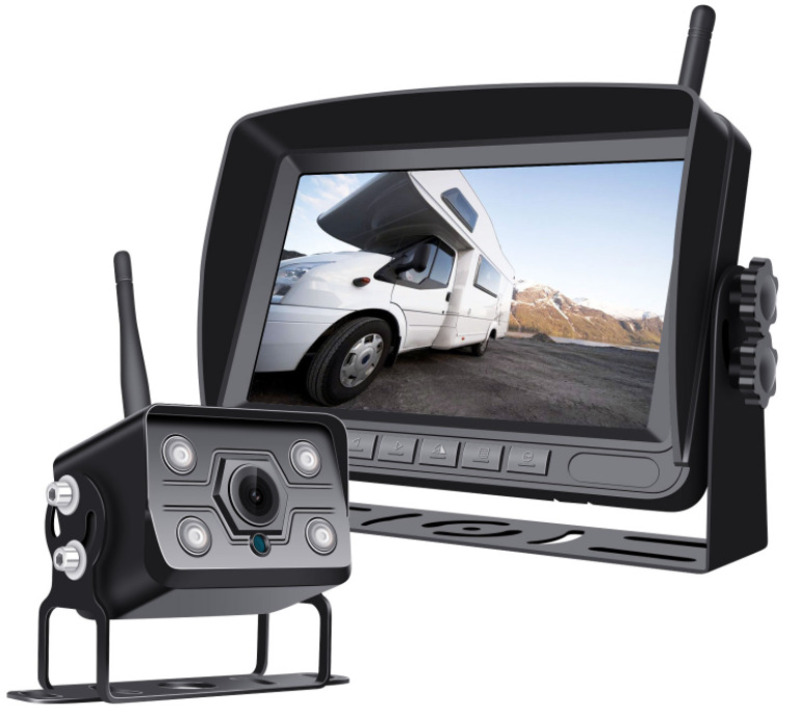 Camera lùi tích hợp Wifi không dây cho phép kết nối với điện thoại, máy tính