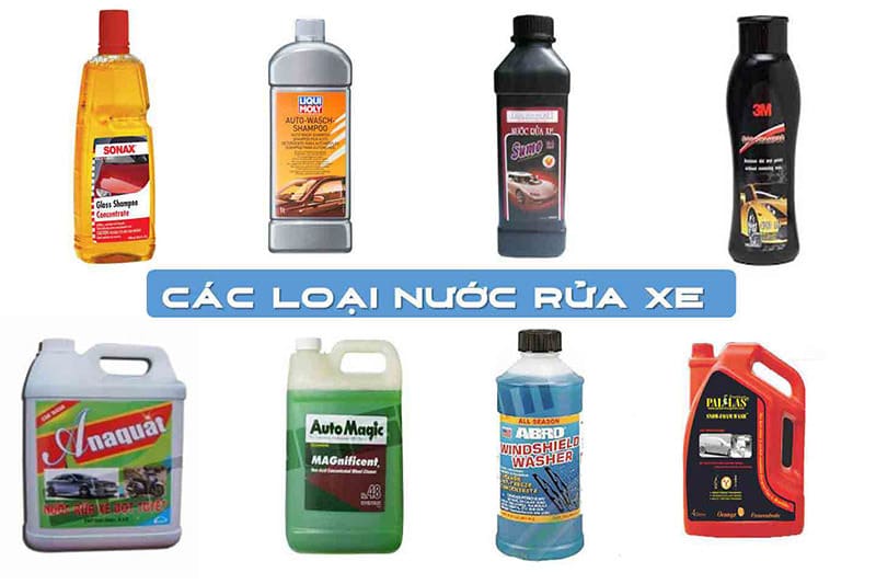 Không nên sử dụng các loại xà phòng giặt để rửa xe