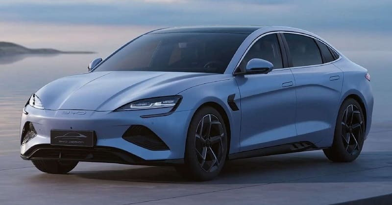 BYD là dòng xe điện hạng sang với thiết kế đẹp mắt và tính năng hiện đại