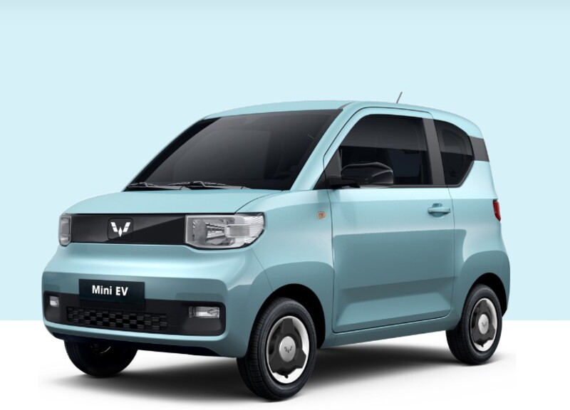 Trang bị ngoại thất xe Wuling Mini EV LV1 với hệ thống đèn chiếu sáng hiện đại