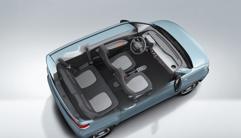 Trang bị tiện nghi & nội thất của xe Wuling Mini EV LV1